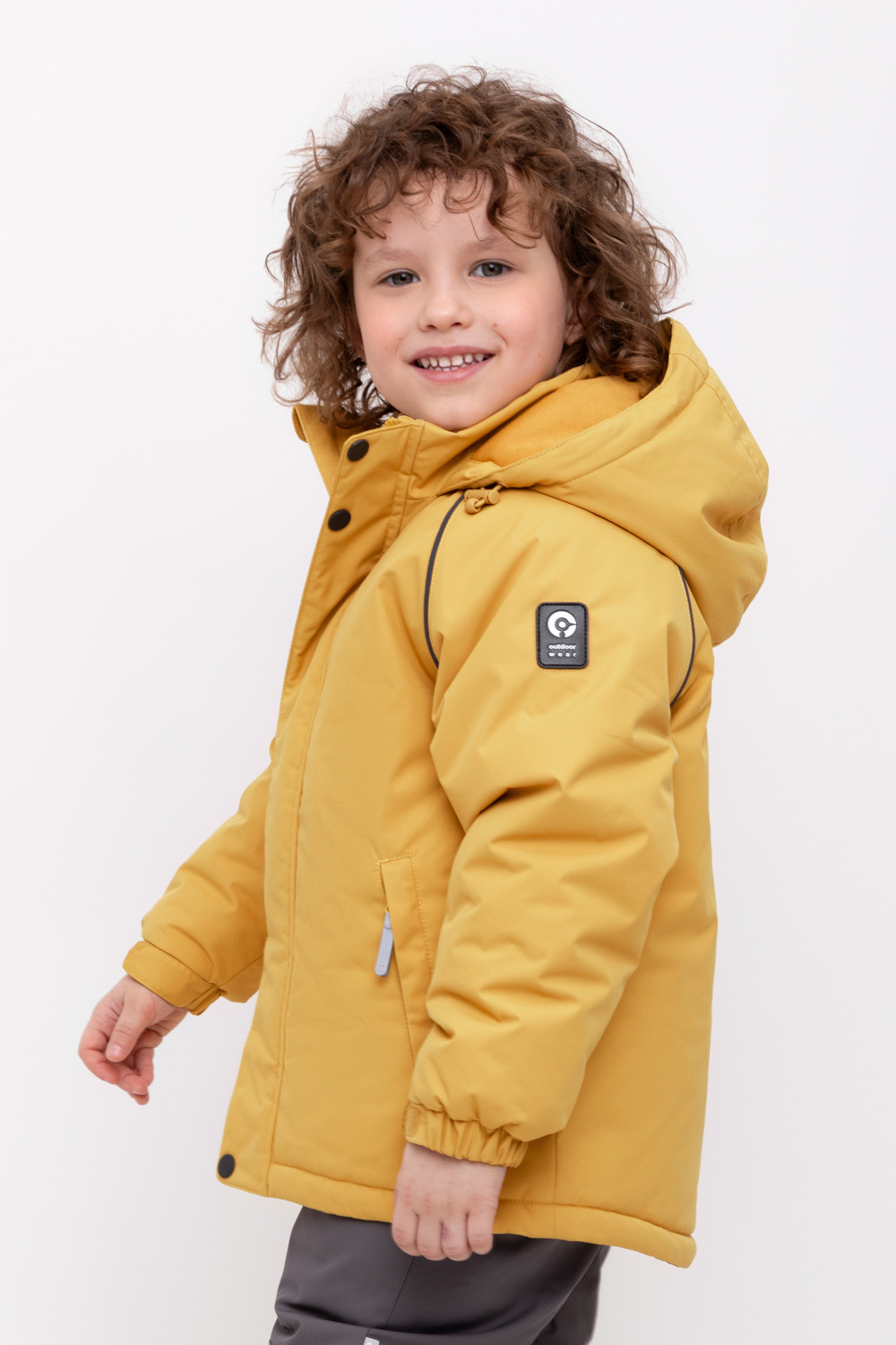 Куртки для мальчика, артикул: ВК 36085/2 ГР, цвет: желтый, фото 3