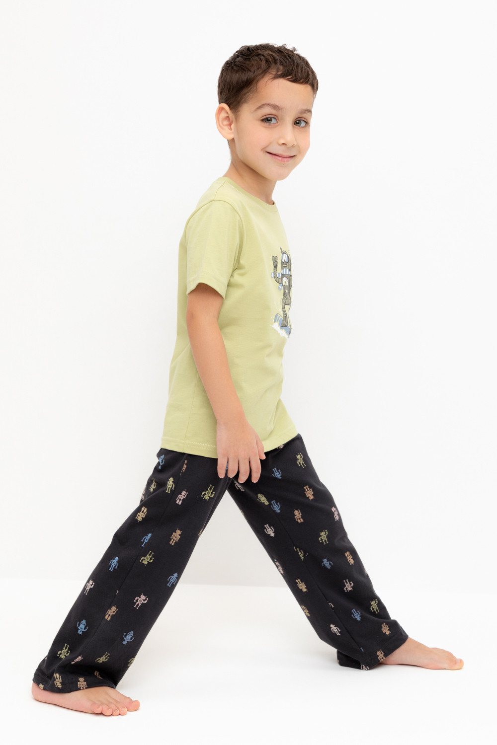 Пижама для мальчика, артикул: К 1599, цвет: зеленый, фото 3