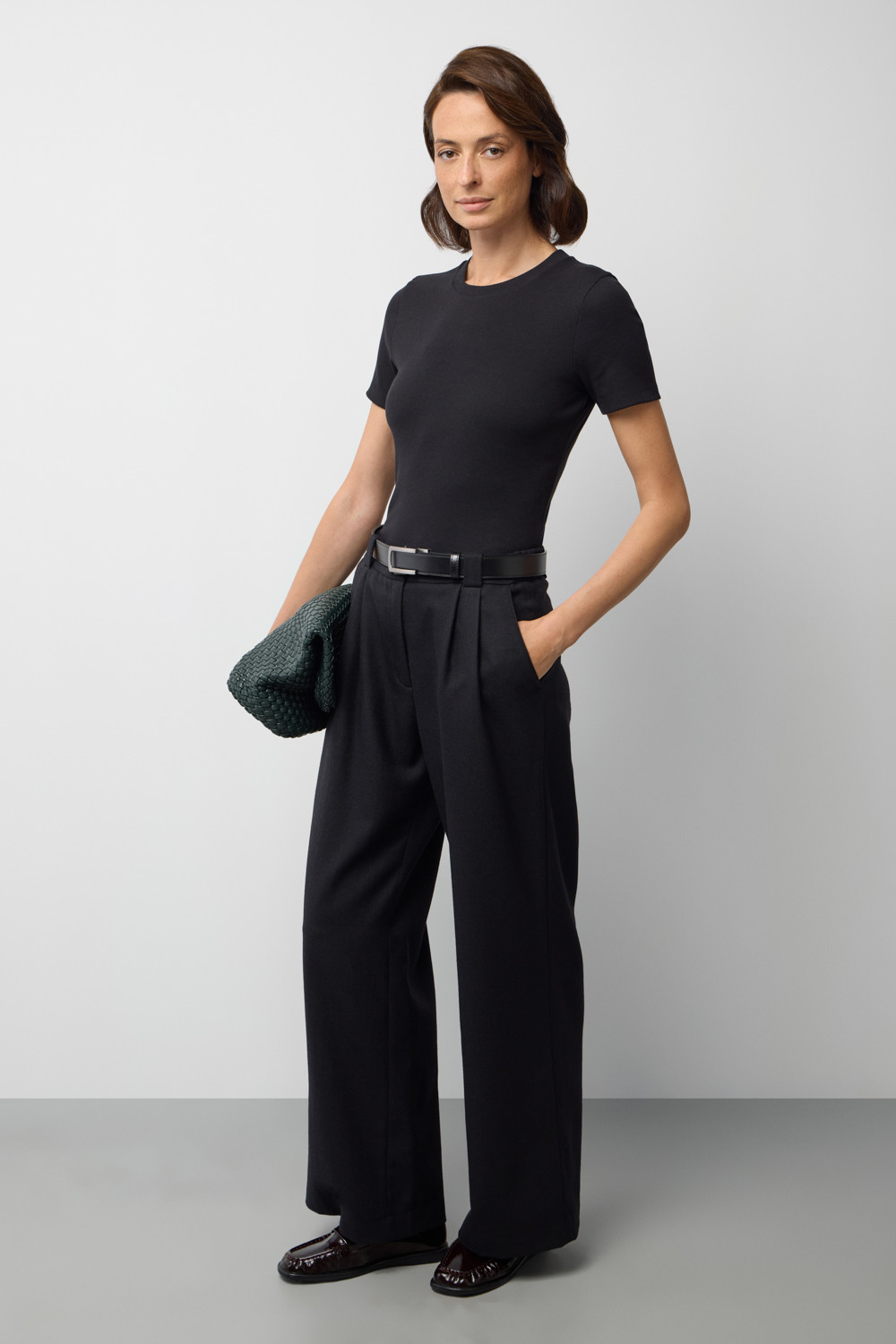 Брюки женские для мам, артикул: ЕТ 40030, цвет: черный, фото 3