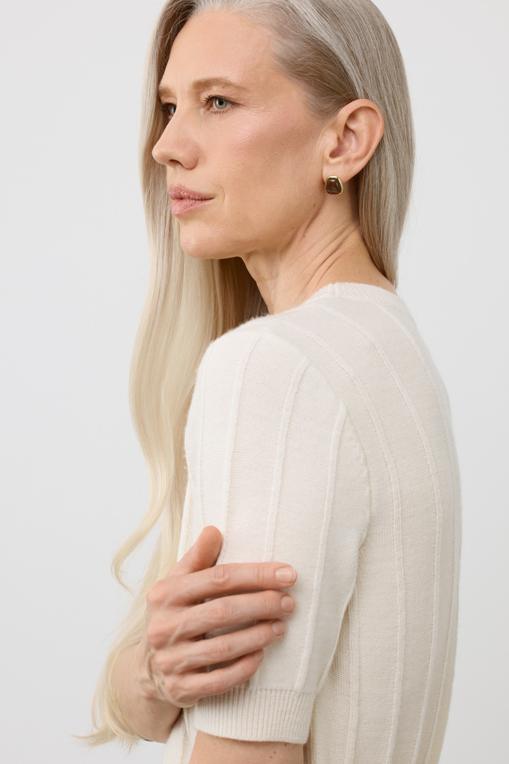 Джемперы женские для мам, артикул: ЕВ 30187/ш, цвет: бежевый, фото 3