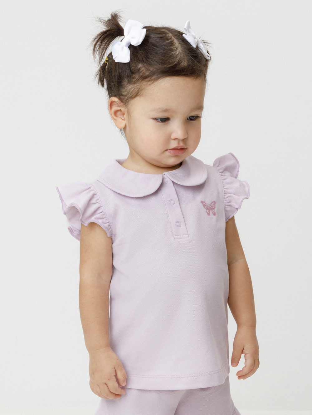 Футболка для девочки, артикул: КР 302935, цвет: фиолетовый, фото 3