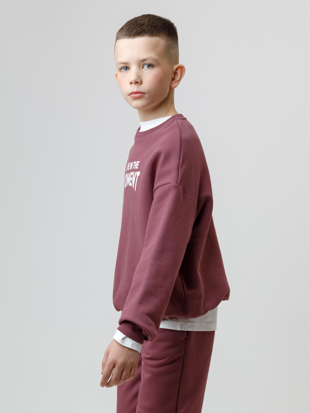 Свитшоты для мальчика, артикул: КР 302802, цвет: коричневый, фото 3