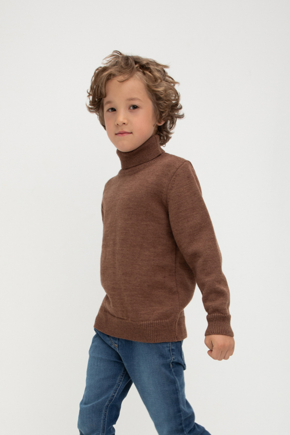 Джемпер для мальчика, артикул: КВ 30148/ш, цвет: бежевый, фото 3