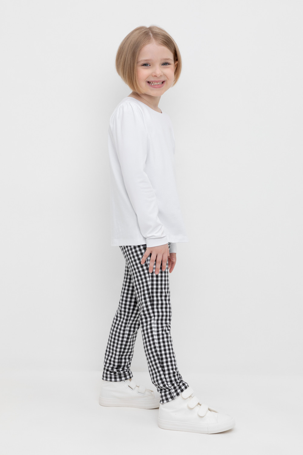 Брюки для девочки, артикул: КР 400622, цвет: серый, фото 3