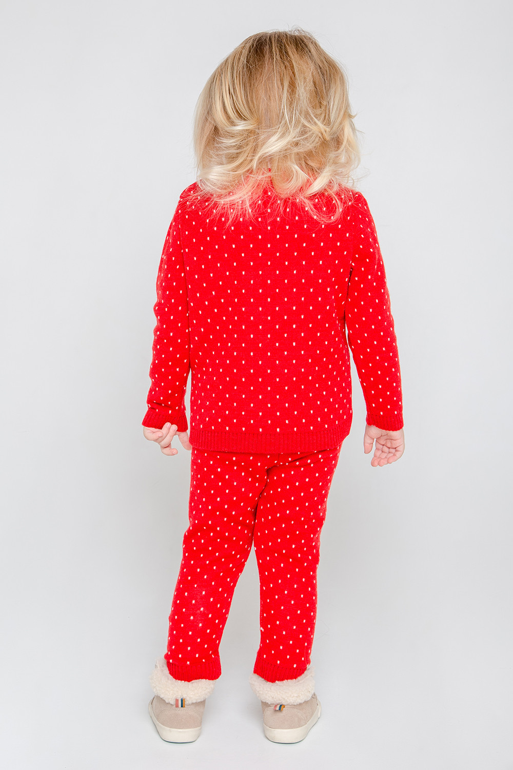 Комплект для девочки, артикул: К 857/ш, цвет: красный, фото 3