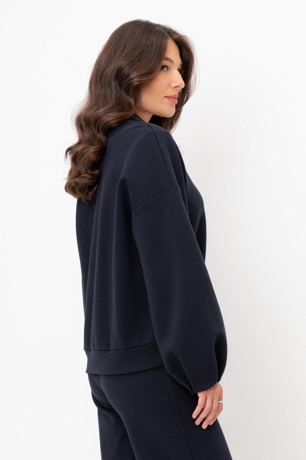 Джемперы женские для мам, артикул: ЕВТ 3259, цвет: синий, фото 3
