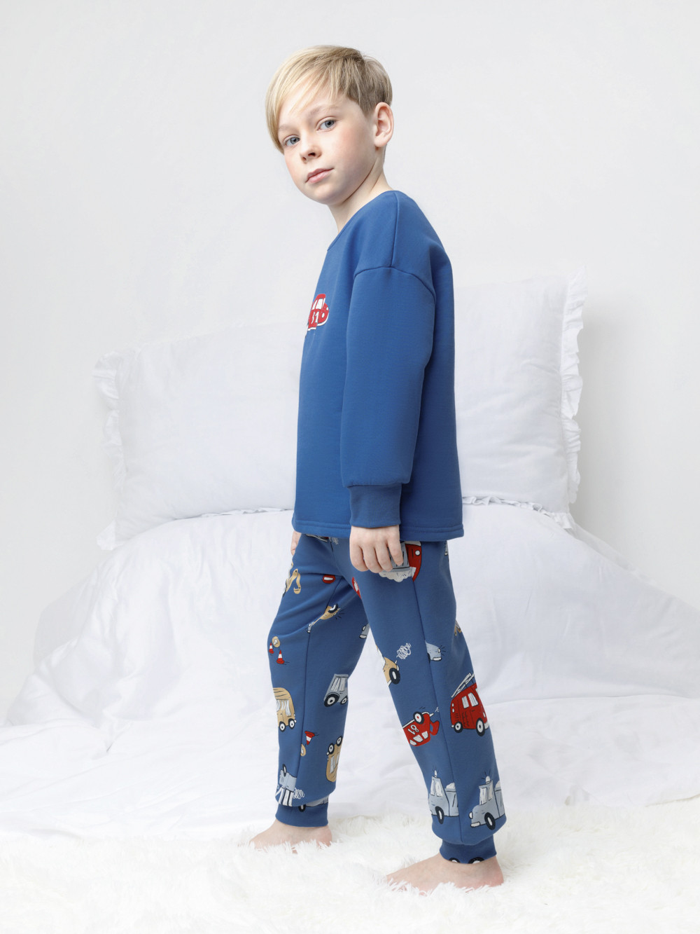 Пижама для мальчика, артикул: К 1567, цвет: ярко-синий, фото 3