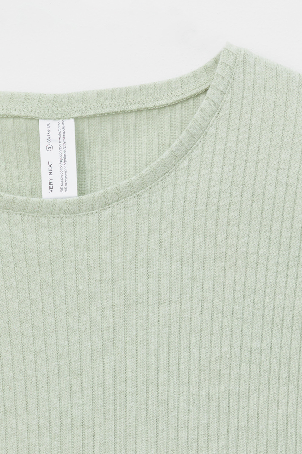 Футболки для дома для мам, артикул: Е 30077, цвет: зеленый, фото 3