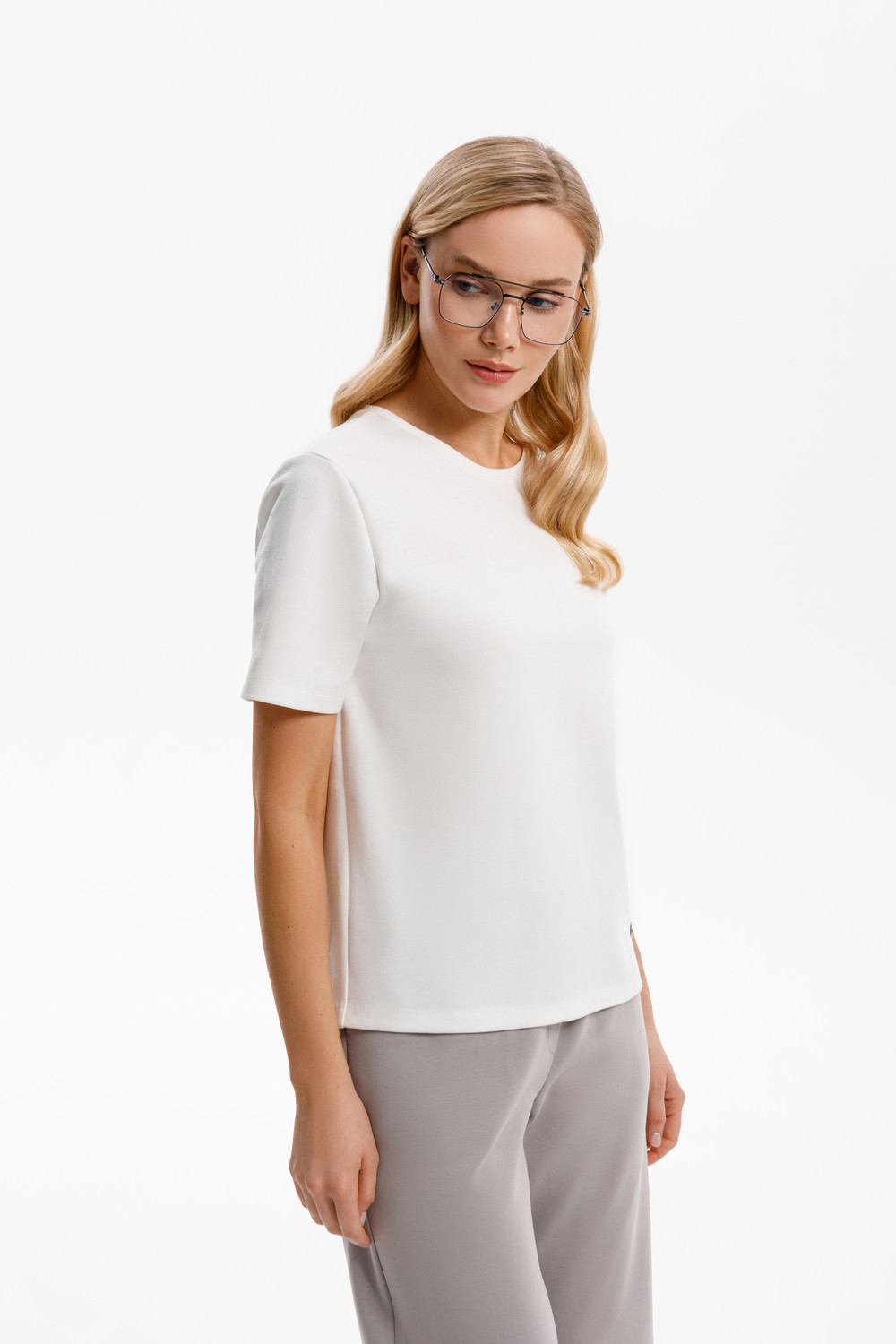 Футболки женские для мам, артикул: ЕВТ 3283, цвет: бежевый, фото 3