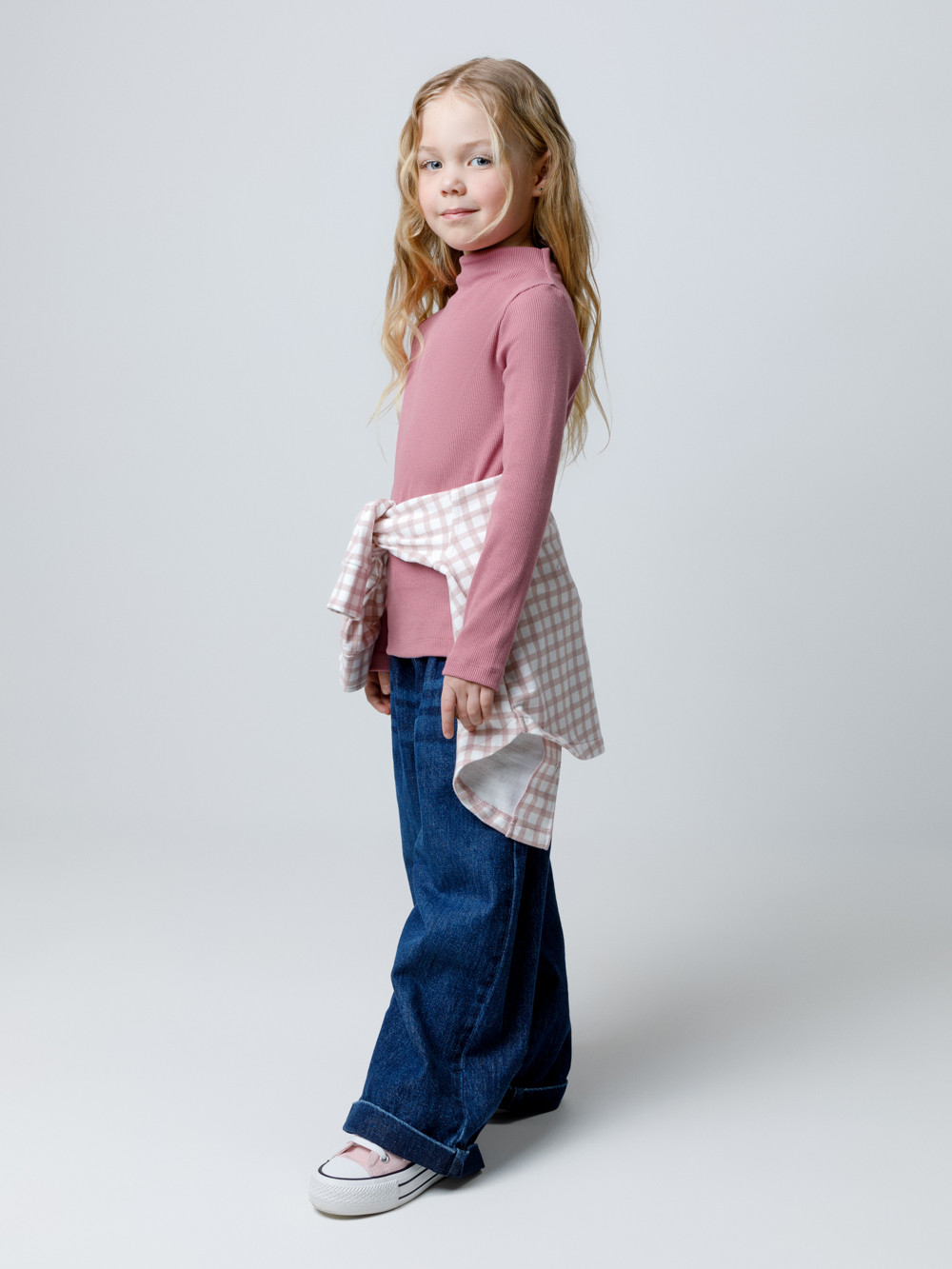 Водолазки для девочки, артикул: КР 302674, цвет: розовый, фото 3