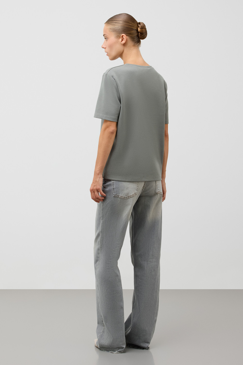 Футболки женские для мам, артикул: ЕВТ 3283, цвет: зеленый, фото 3