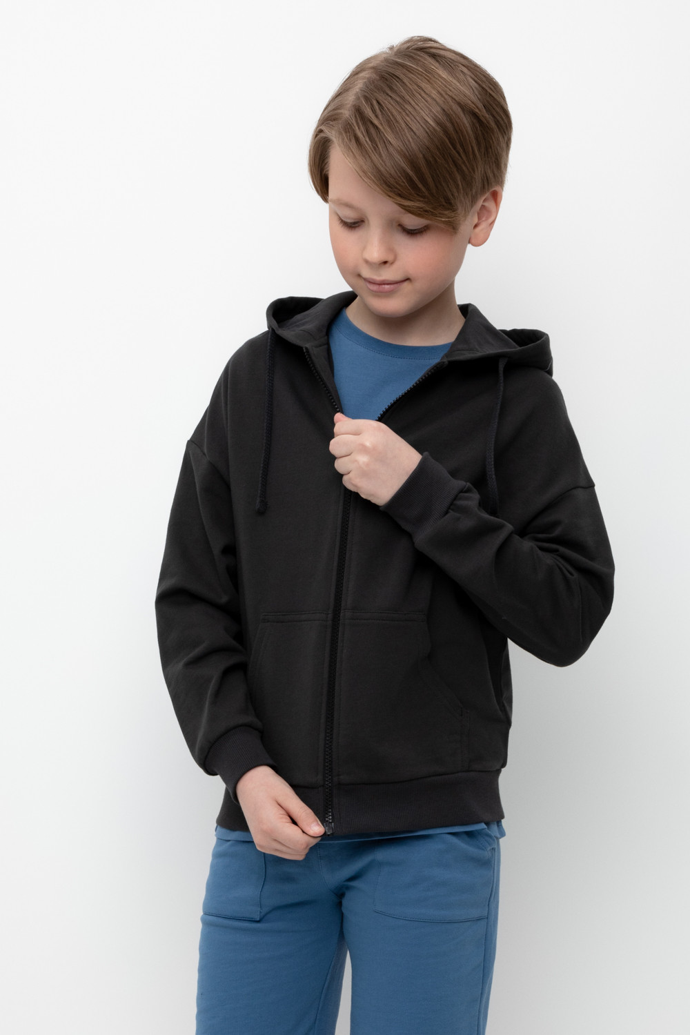 Жакет для мальчика, артикул: К 301992-1, цвет: черный, фото 3
