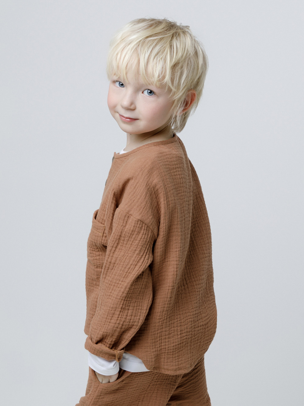 Рубашки, артикул: ТК 33012, цвет: коричневый, фото 3