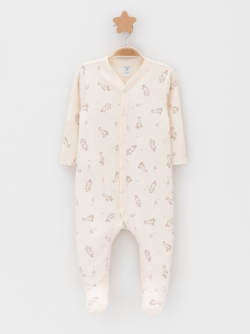 Комбинезон для новорожденных, артикул: К 6523-2уп, цвет: сахар, фото 3