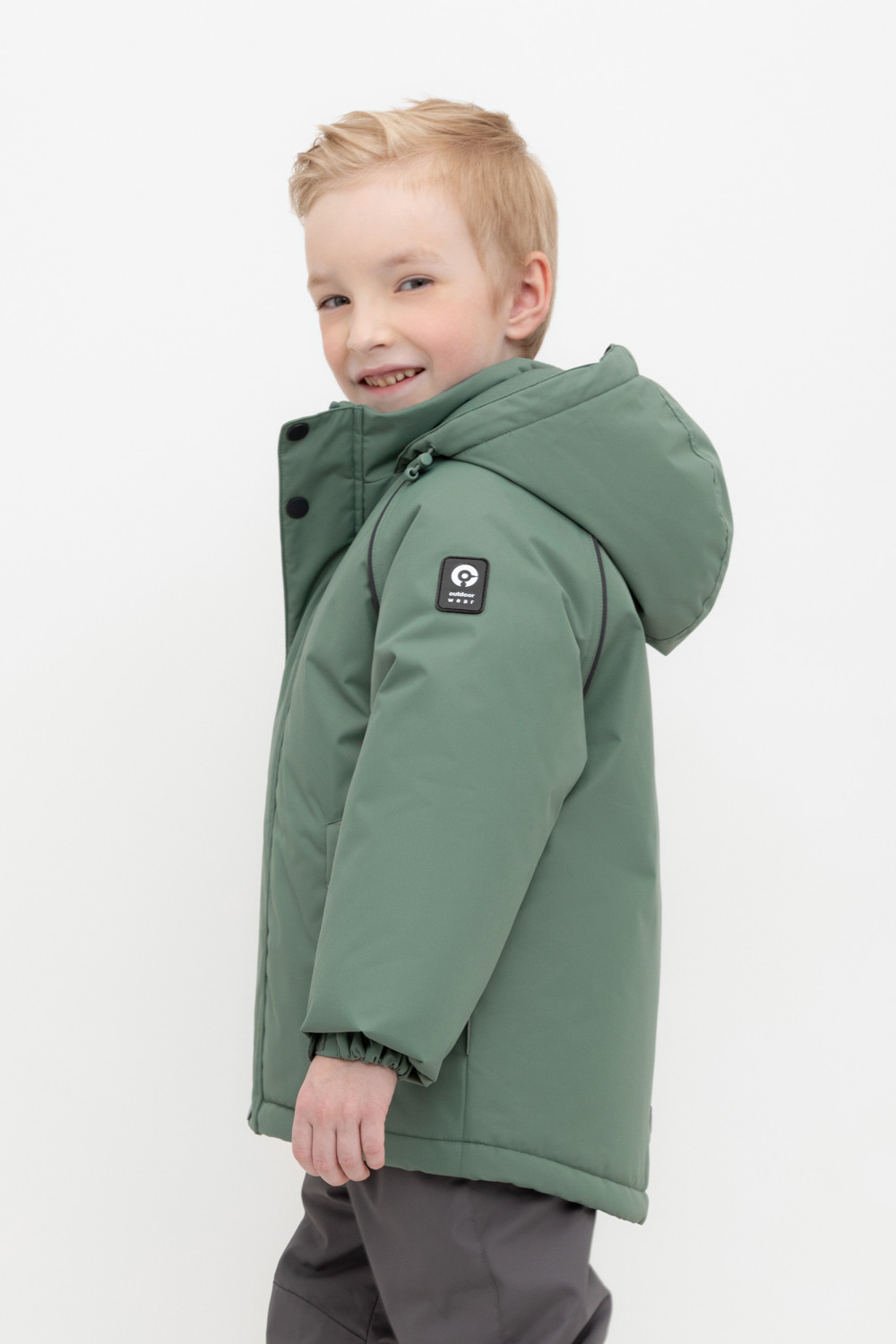 Куртки для мальчика, артикул: ВК 36085/3 ГР, цвет: зеленый, фото 3