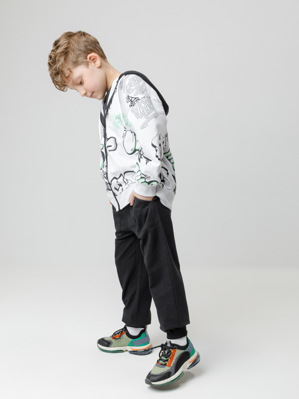 Брюки для мальчика, артикул: КР 400661, цвет: черный, фото 3