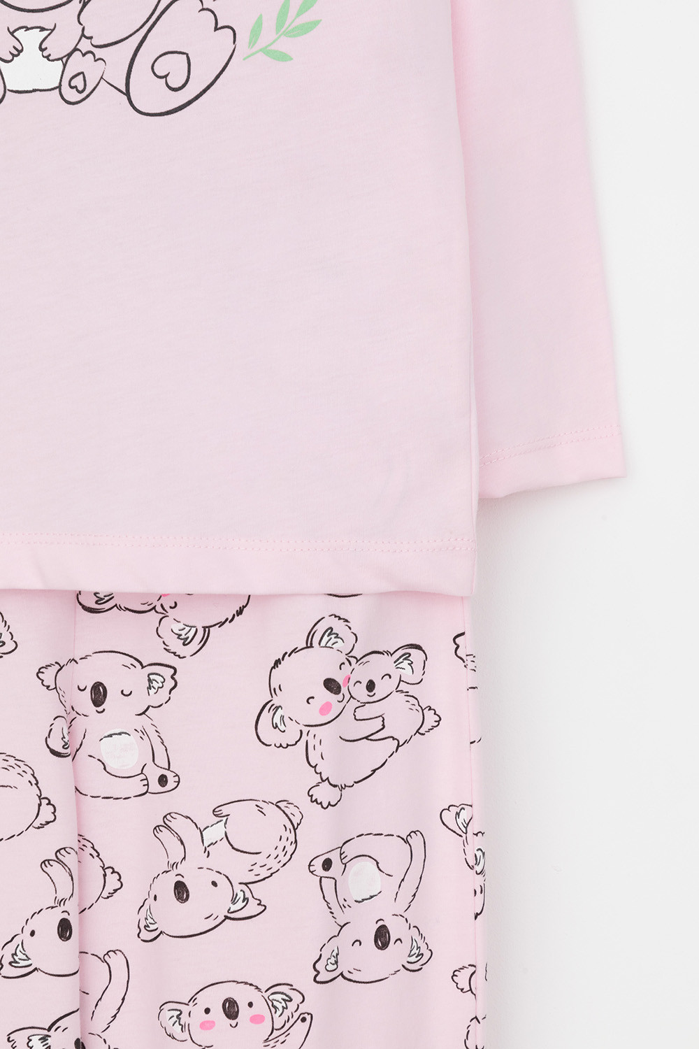 Пижама для девочки, артикул: К 1606, цвет: светло-розовый, фото 3