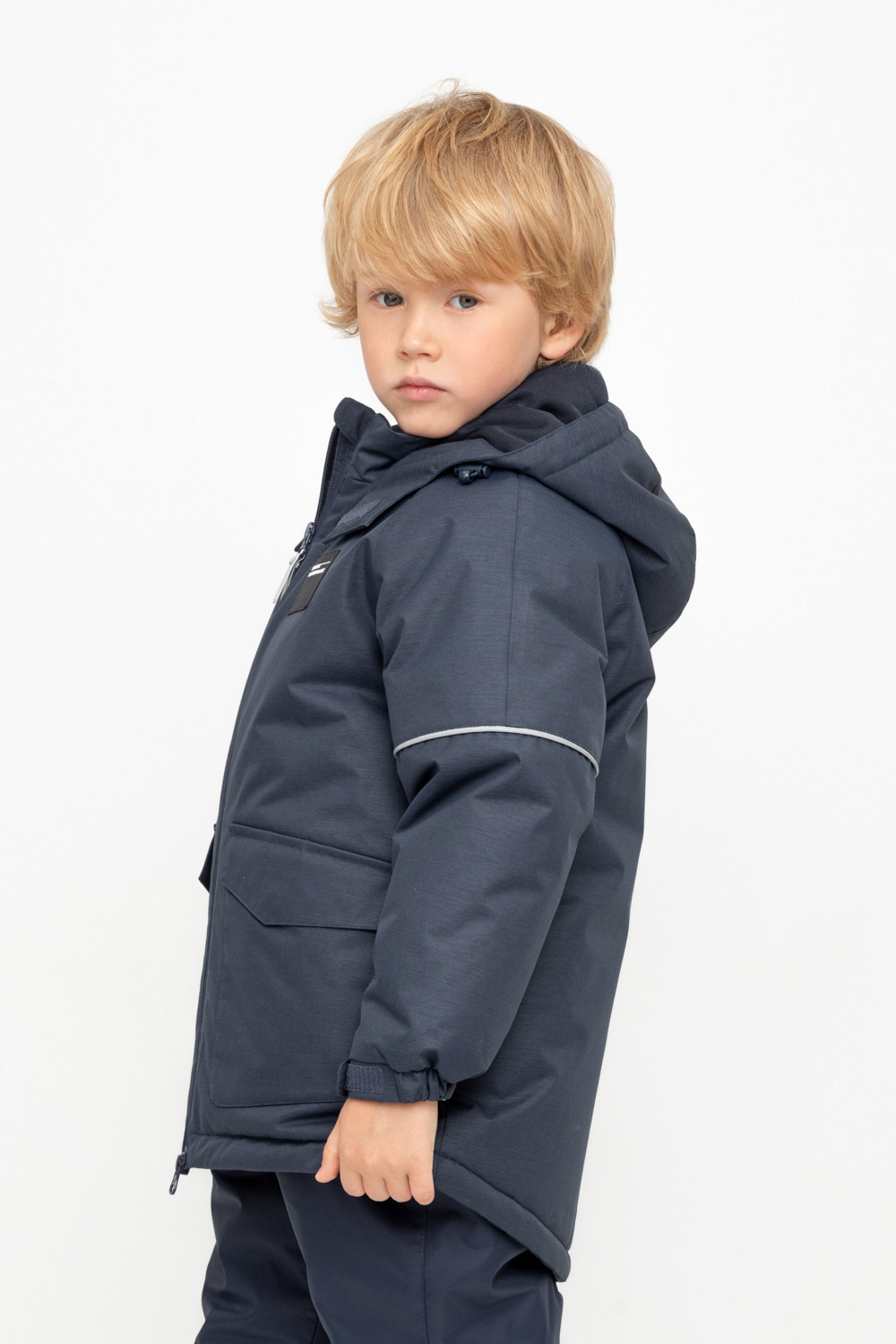 Куртки для мальчика, артикул: ВК 36094/3 ГР, цвет: синий, фото 3