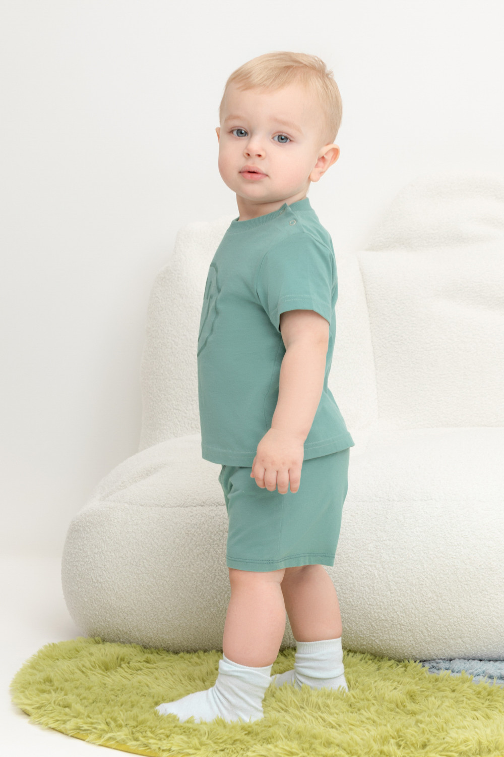 Шорты для мальчика, артикул: КР 400671, цвет: зеленый, фото 3