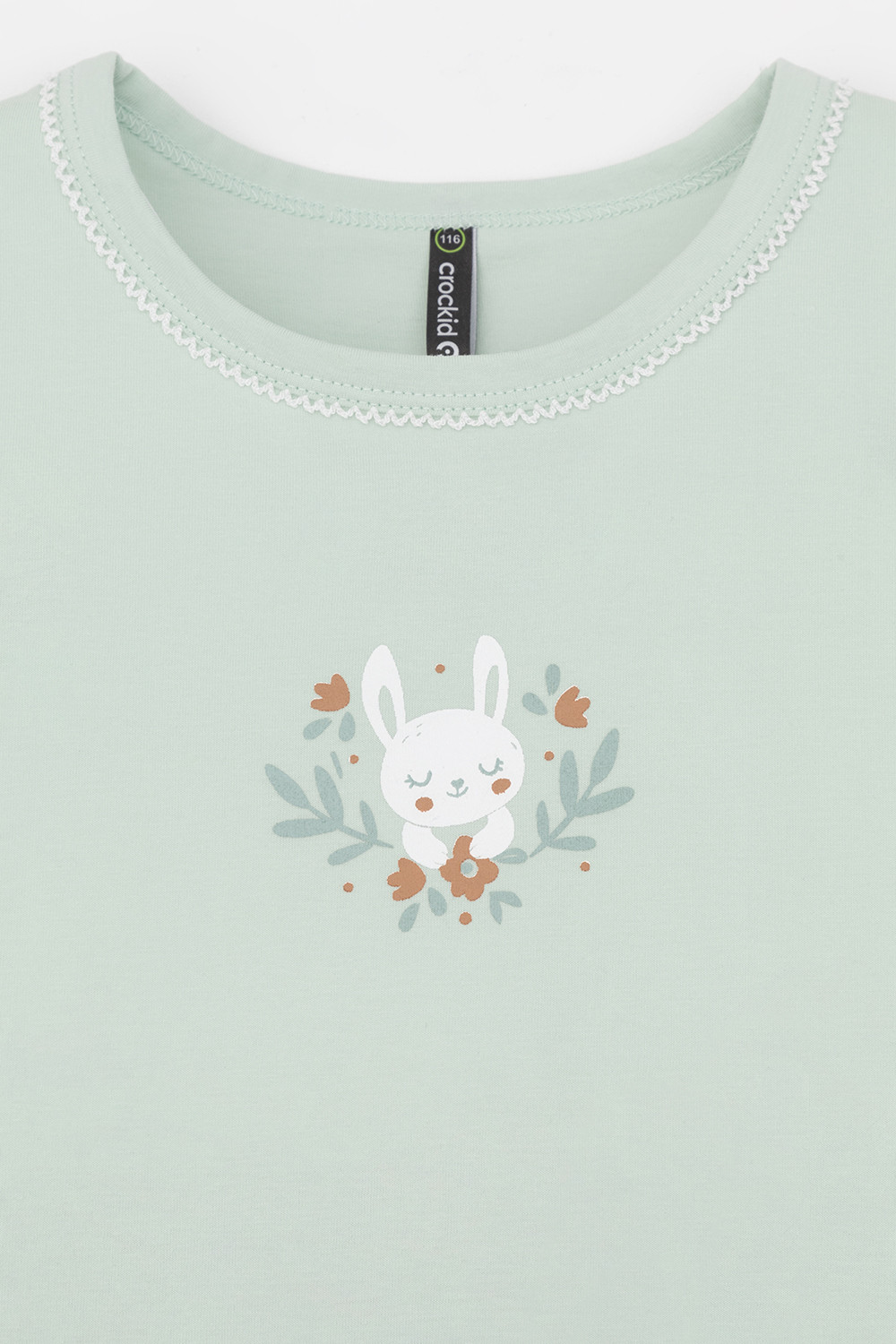 Пижама для девочки, артикул: К 1610/25, цвет: голубой, фото 3