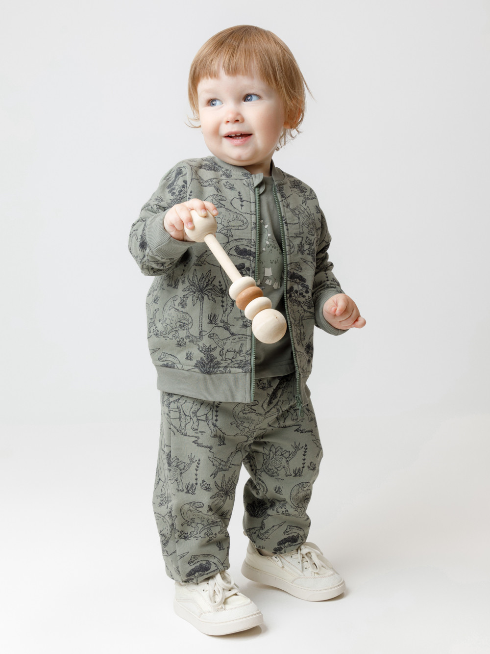 Брюки для мальчика, артикул: КР 400856, цвет: хаки, фото 3