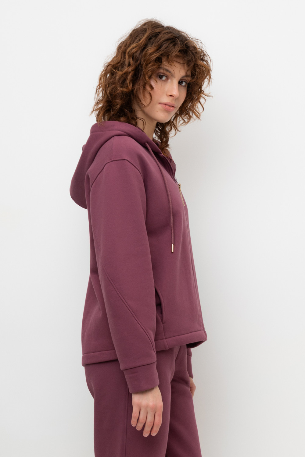 Жакеты, куртки женские для мам, артикул: ЕВТ 3117/24, цвет: бордовый, фото 3