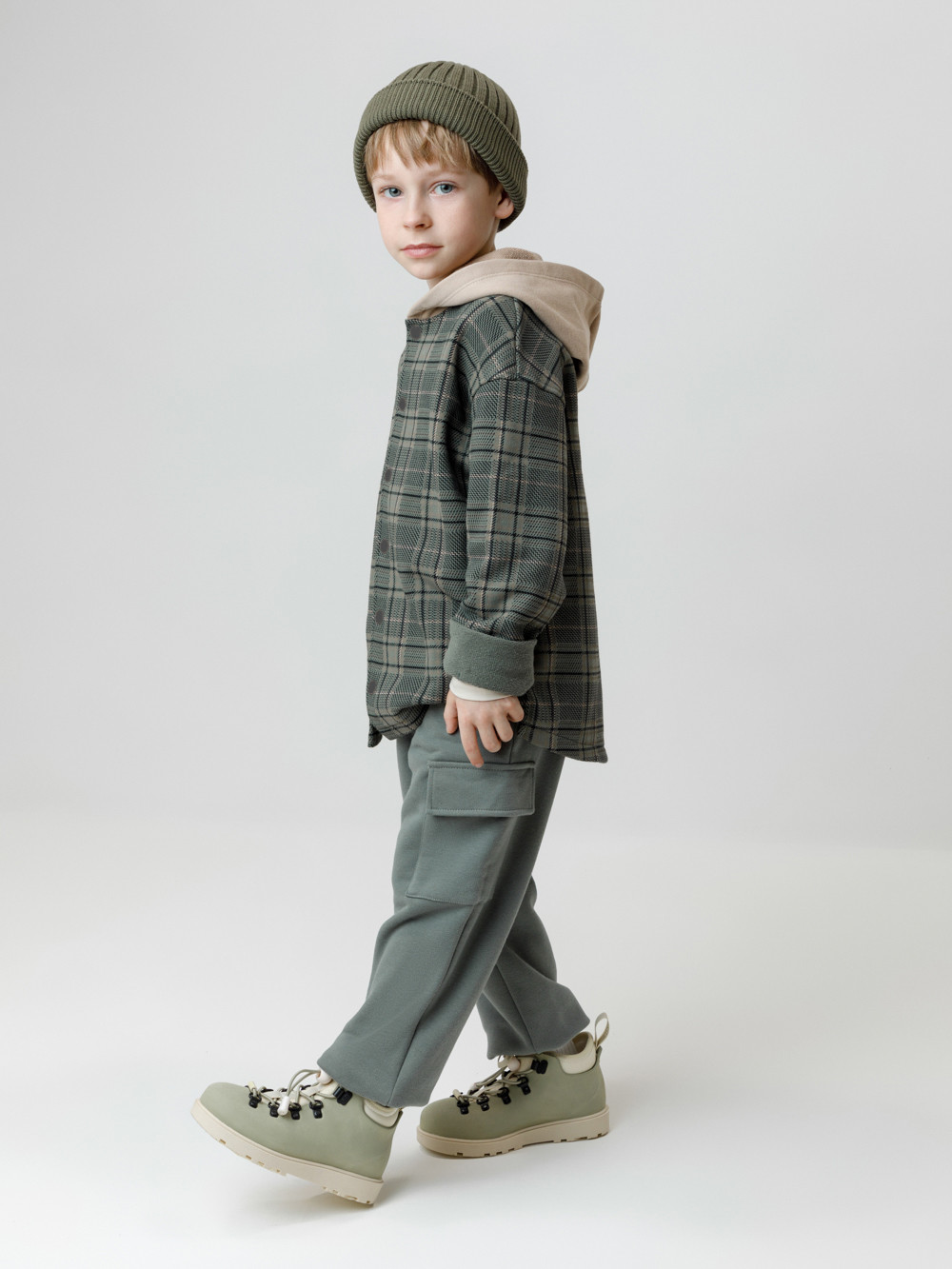 Рубашки для мальчика, артикул: КР 302780, цвет: зеленый, фото 3