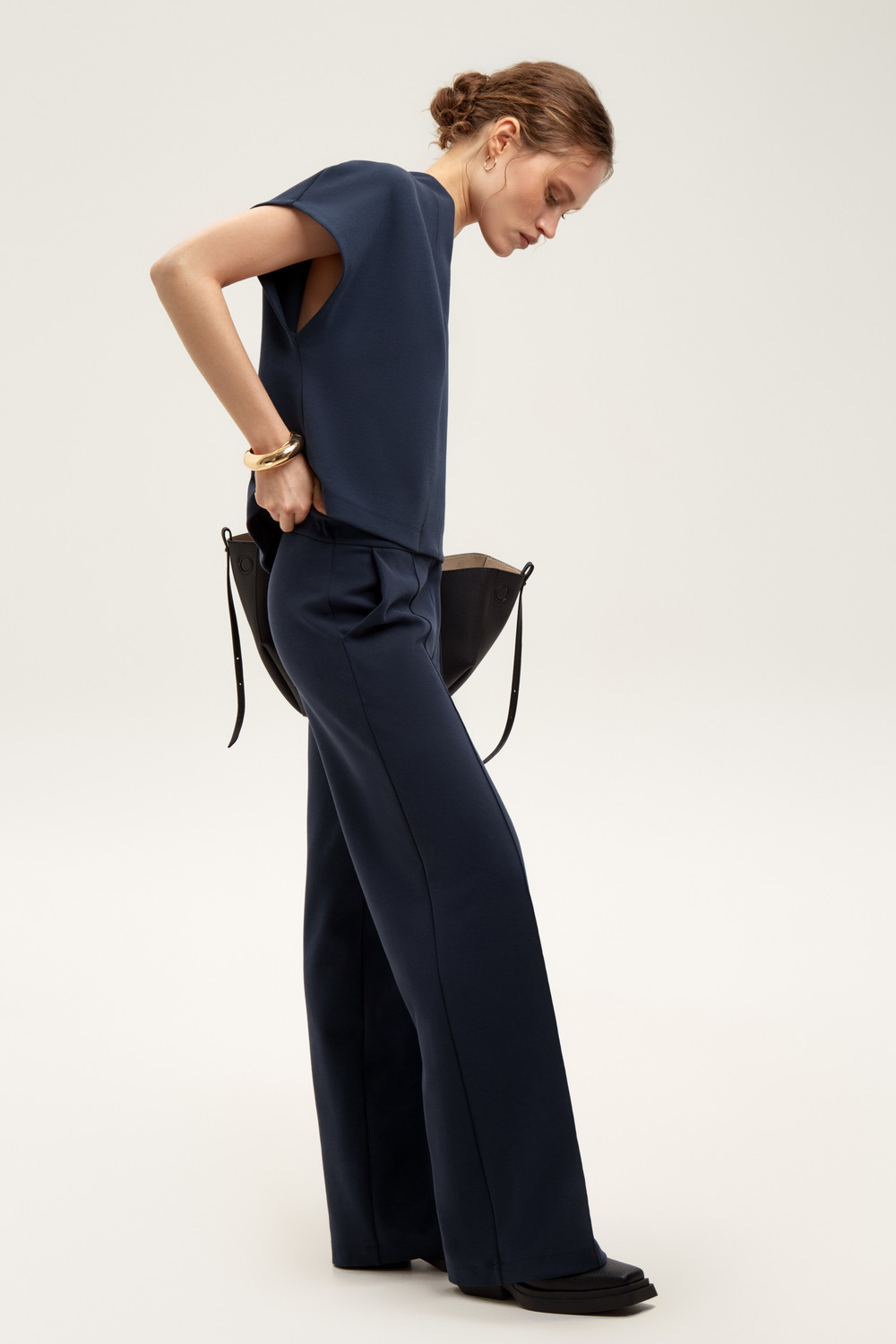 Жилеты женские для мам, артикул: ЕВТ 3295, цвет: синий, фото 3