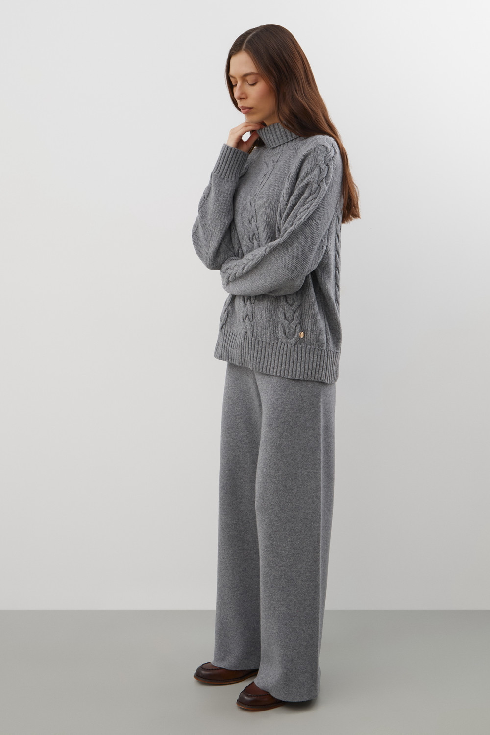 Джемперы женские для мам, артикул: ЕВ 30294/ш, цвет: серый, фото 3