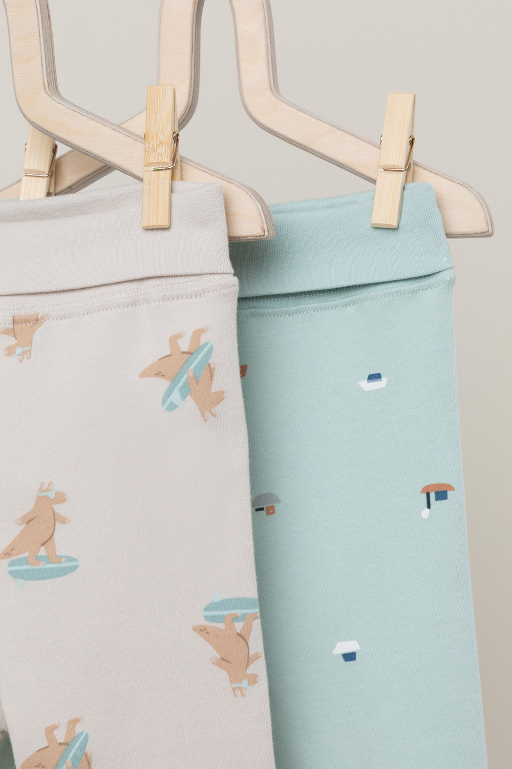 Ползунки для новорожденных, артикул: К 400220-2уп, цвет: голубой, фото 3