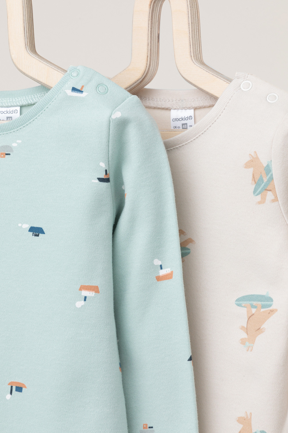 Джемпер для новорожденных, артикул: К 301944-2уп, цвет: голубой, фото 3