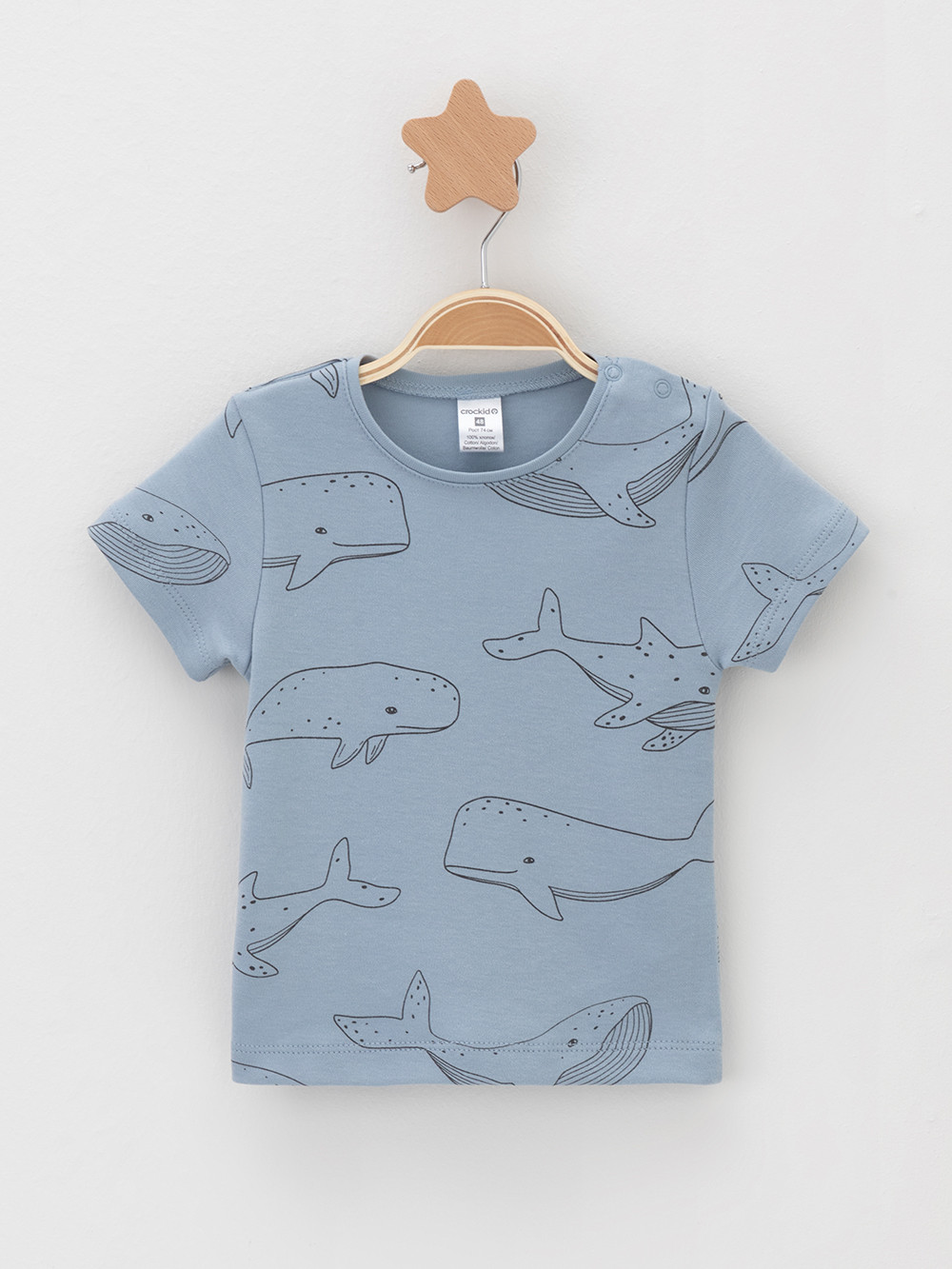 Футболка для новорожденных, артикул: К 301156-2уп, цвет: синий, фото 3