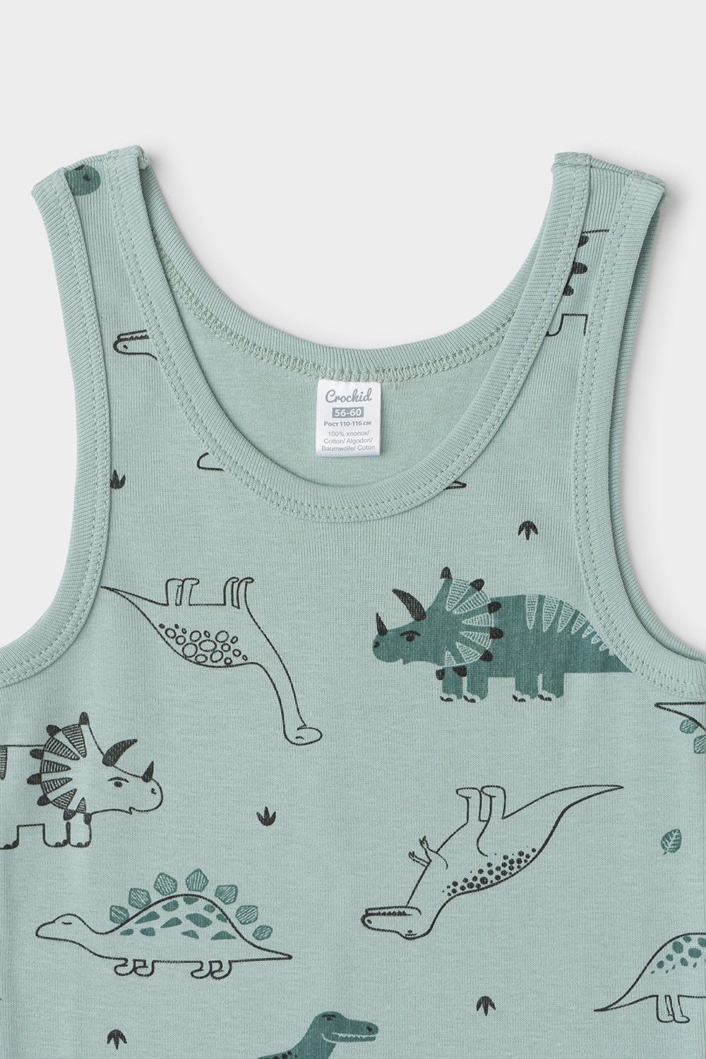 Майки для мальчика, артикул: К 1182-2уп, цвет: зеленый, фото 3