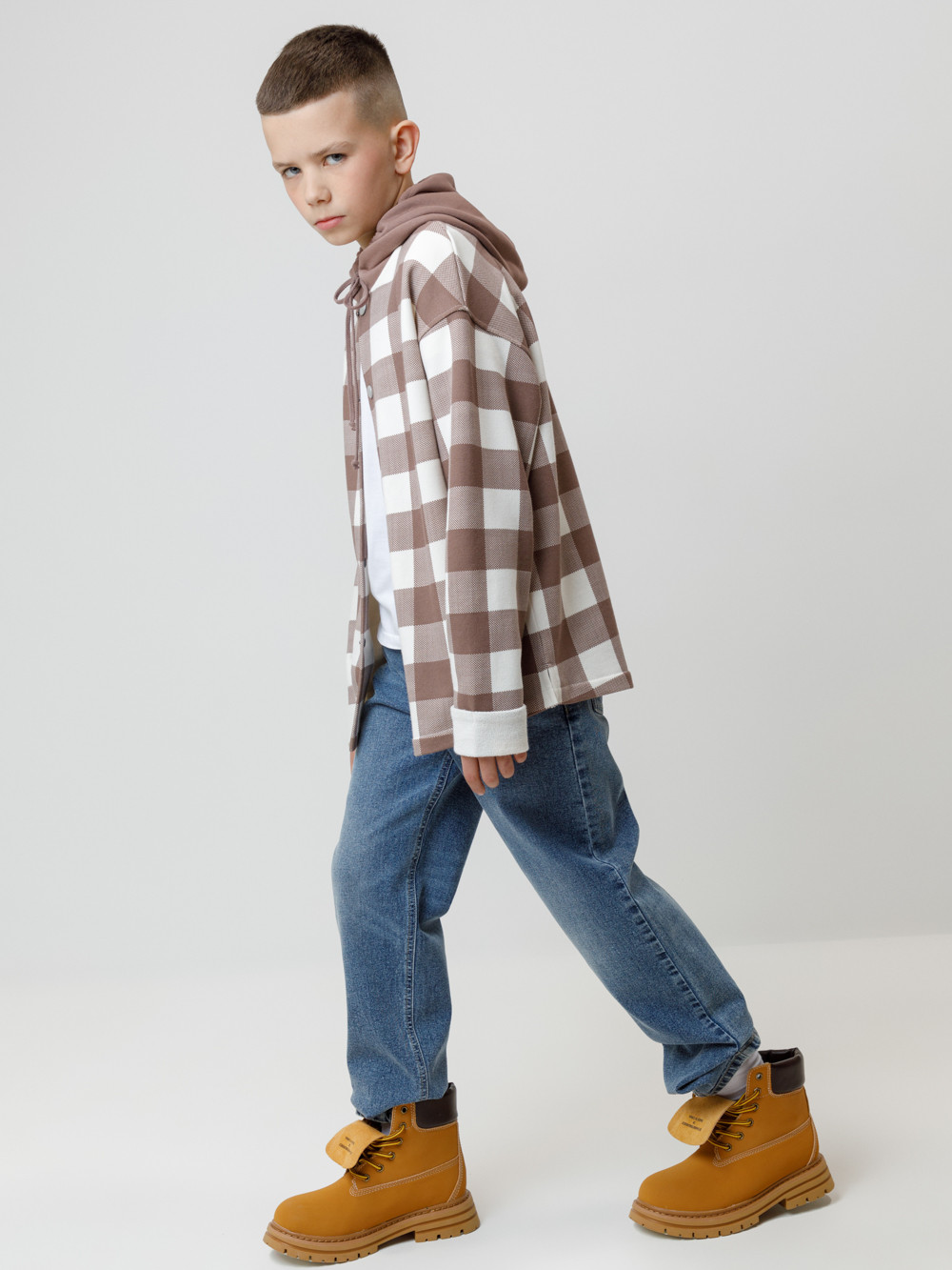 Рубашки для мальчика, артикул: КР 302196, цвет: сахар, фото 3