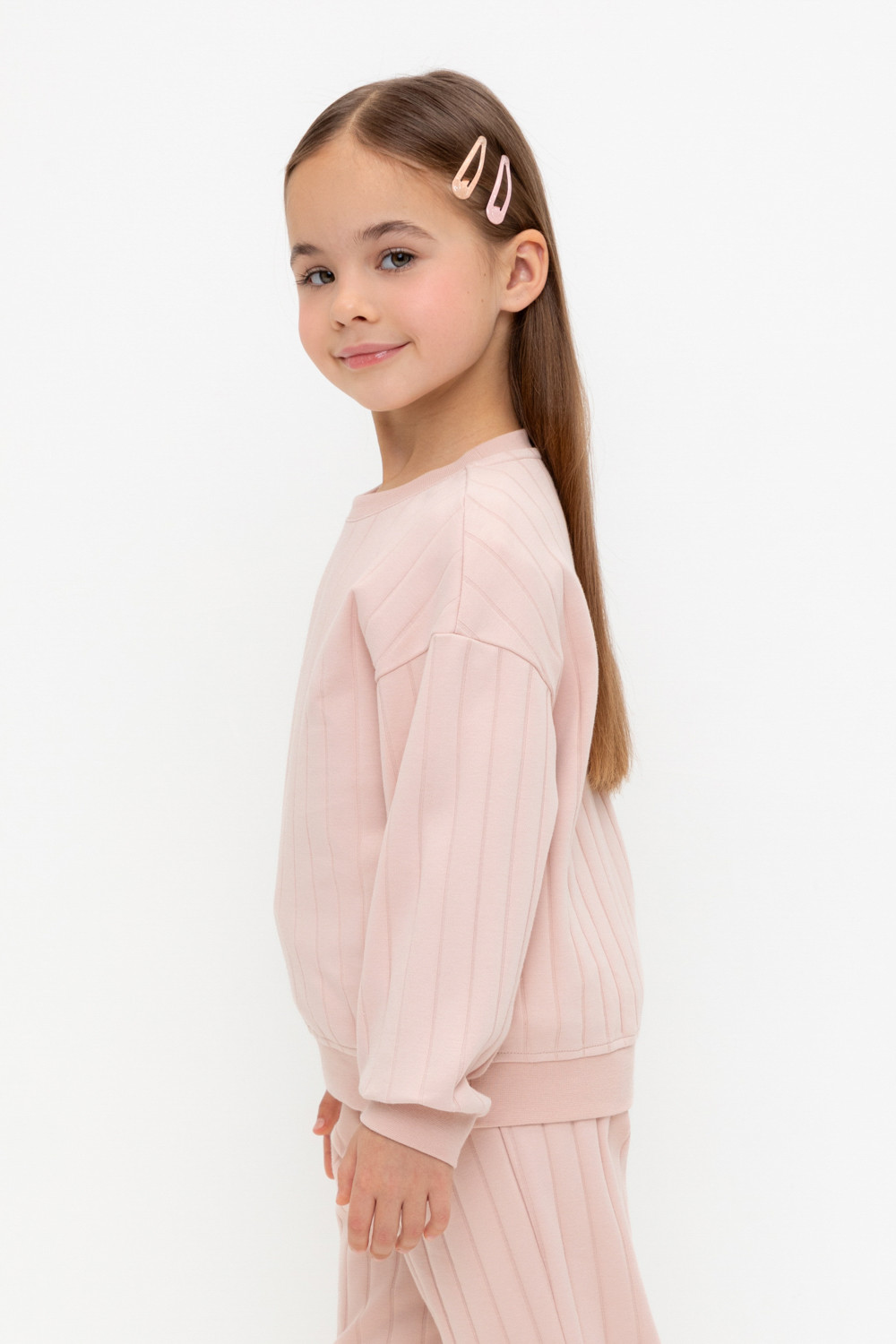 Джемпер для девочки, артикул: КР 302717, цвет: розовый, фото 3