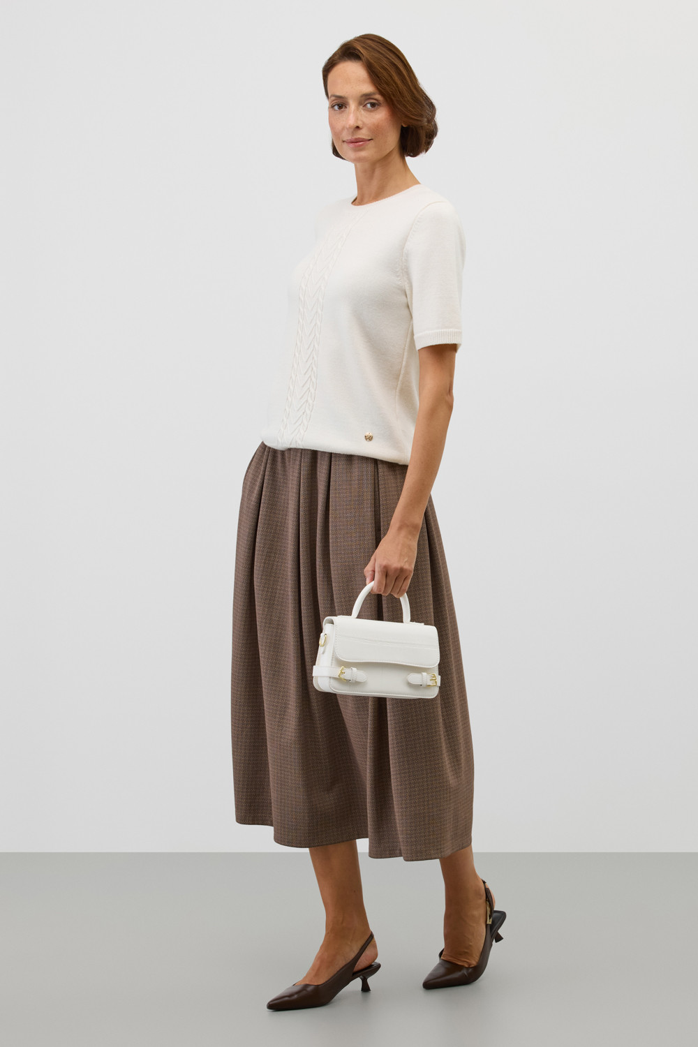 Джемперы женские для мам, артикул: ЕВ 30232/ш, цвет: бежевый, фото 3