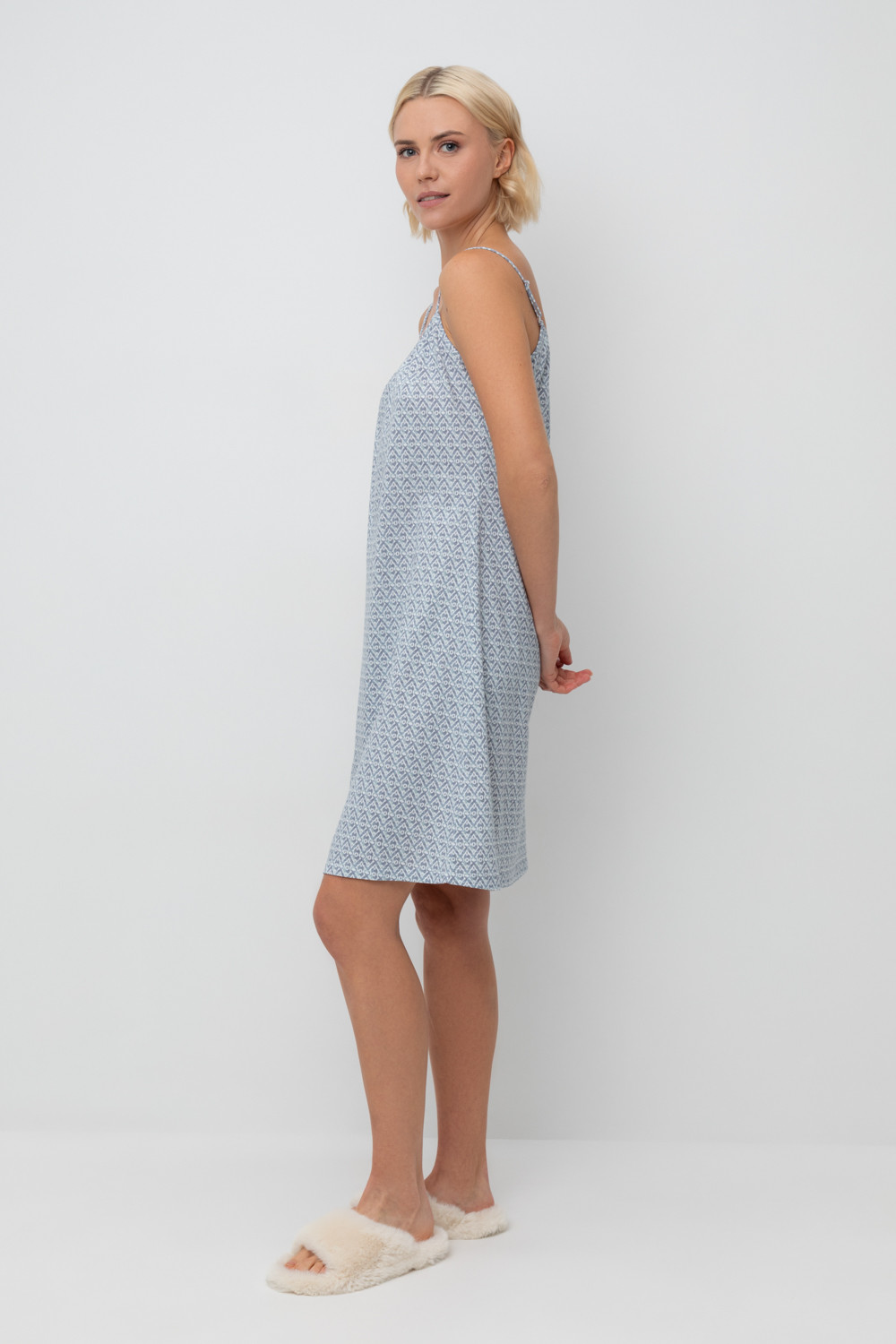 Сорочки ночные женские для мам, артикул: Е 10053, цвет: сахар, фото 3