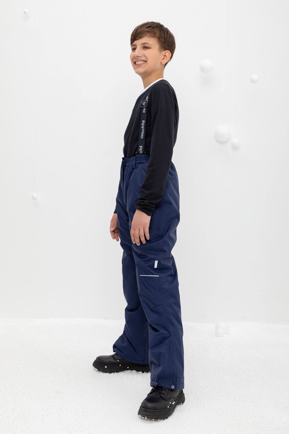 Брюки утепленные, артикул: ВК 40008/23/4 ГР, цвет: синий, фото 3