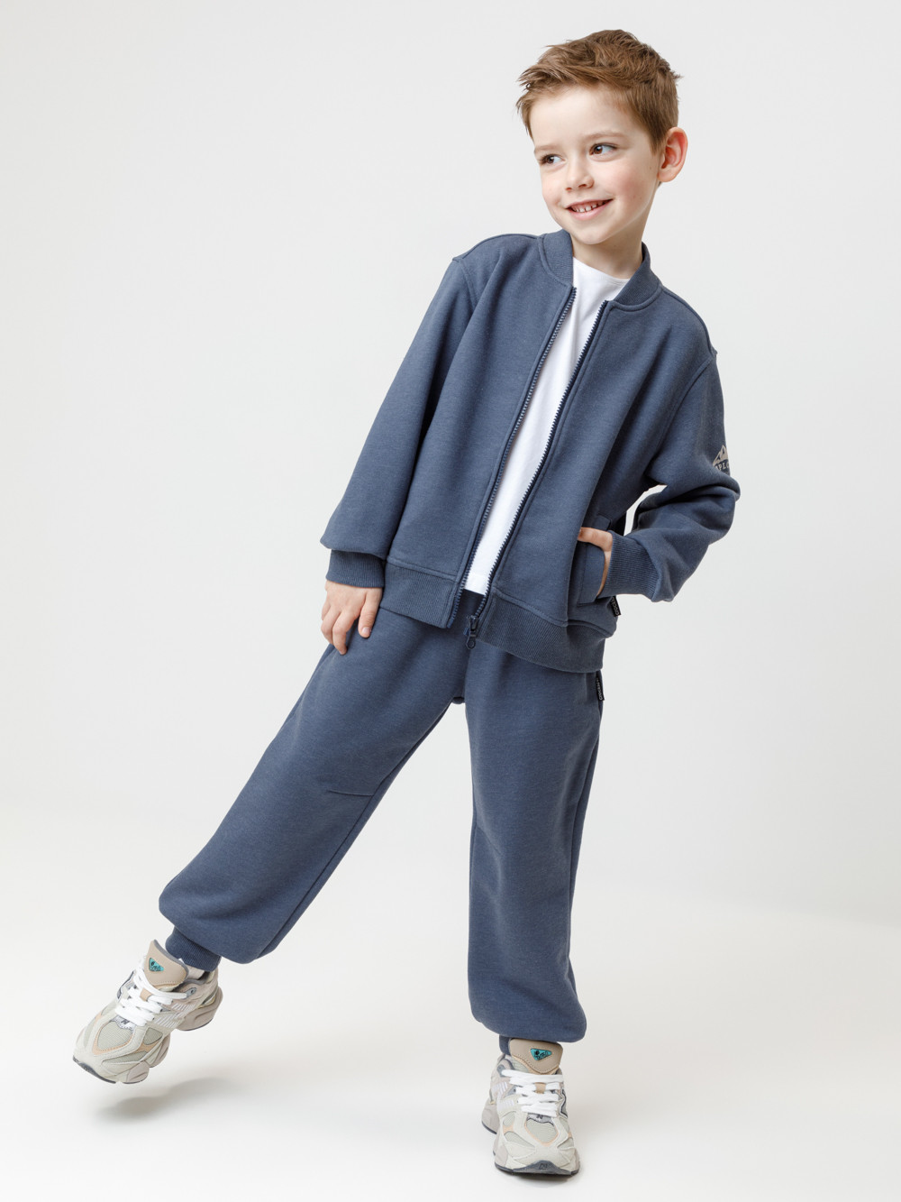 Брюки для мальчика, артикул: КР 400833, цвет: темно-синий, фото 3