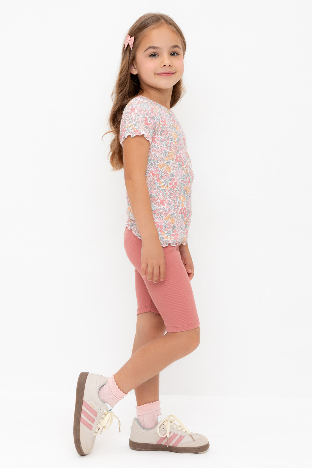 Велосипедки для девочки, артикул: КР 400556-1, цвет: оранжевый, фото 3