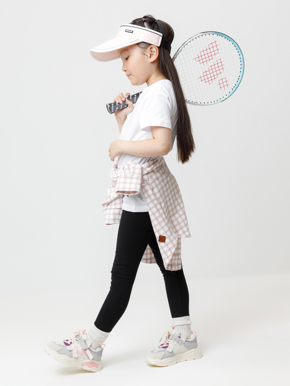 Лосины для девочки, артикул: МП 4074, цвет: черный, фото 3