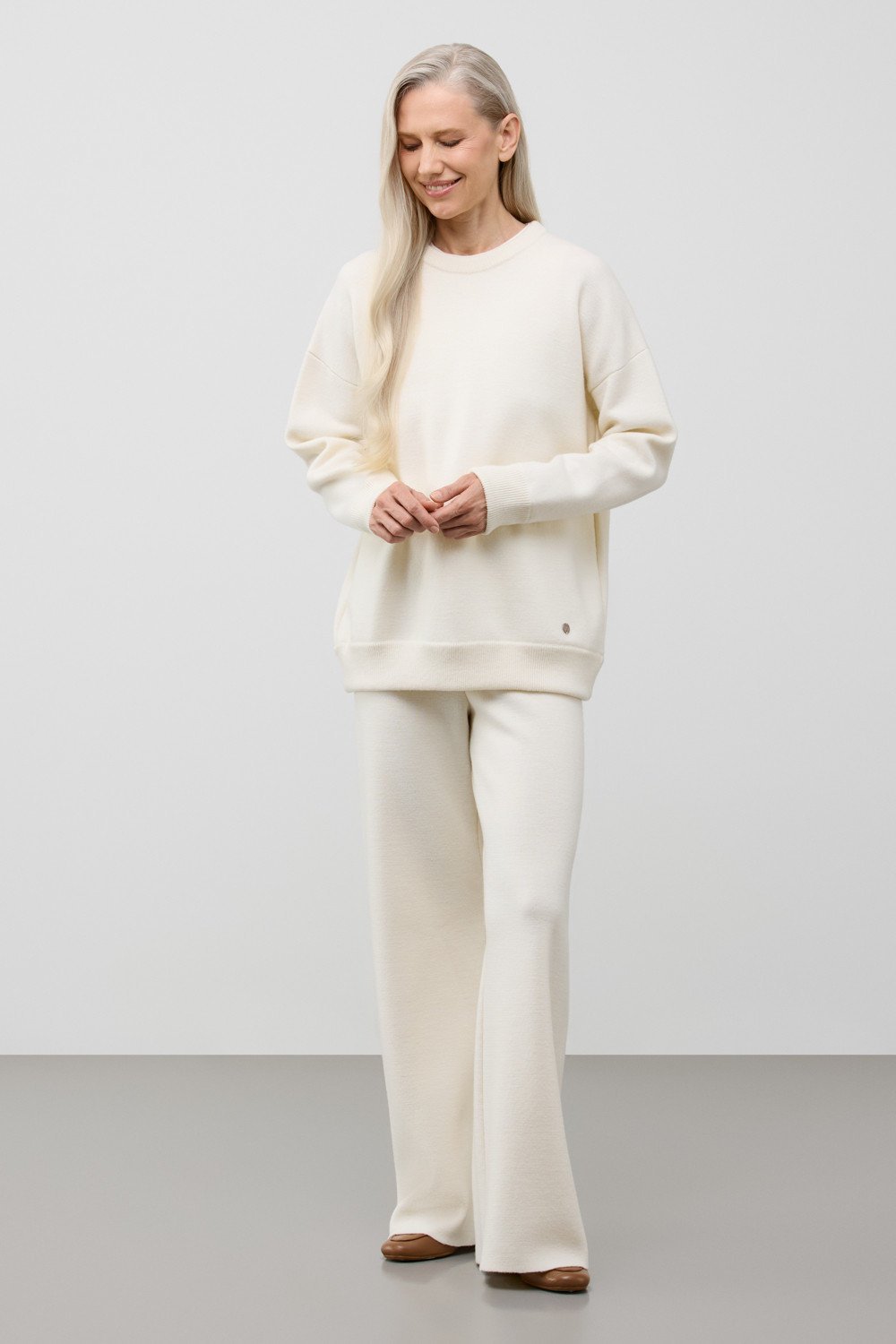 Джемперы женские для мам, артикул: ЕВ 30241/ш, цвет: бежевый, фото 3