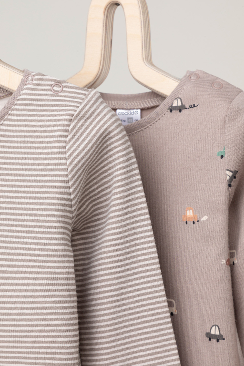 Джемпер для новорожденных, артикул: К 301944-2уп, цвет: коричневый, фото 3