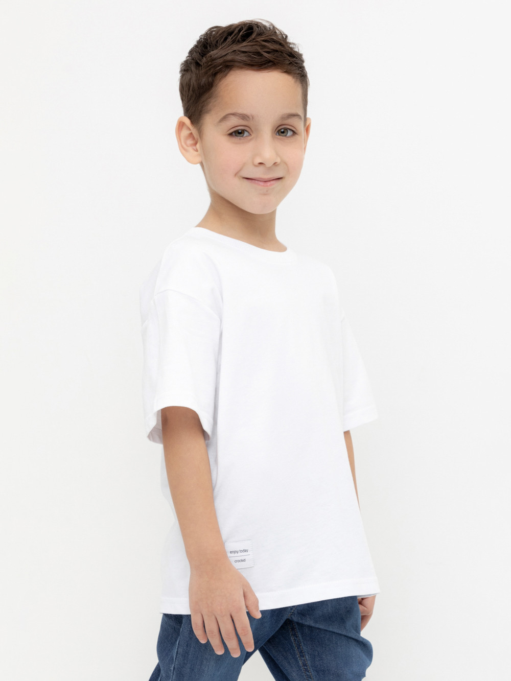 Футболка для мальчика, артикул: КР 302401, цвет: белый, фото 3