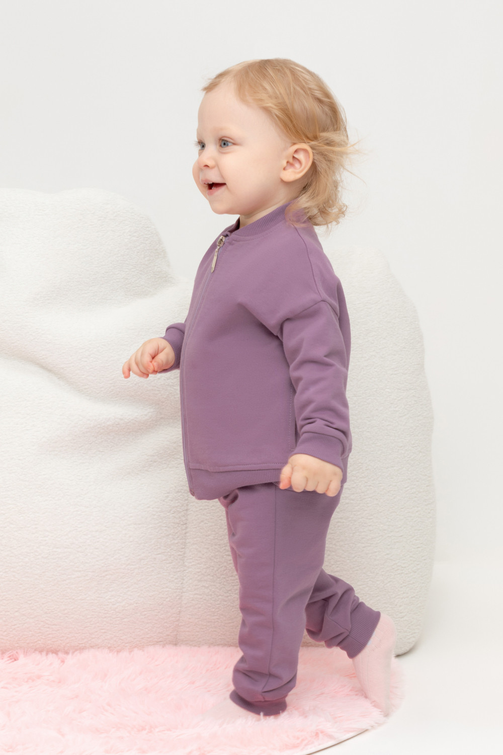 Брюки для девочки, артикул: КР 400660, цвет: бордовый, фото 3