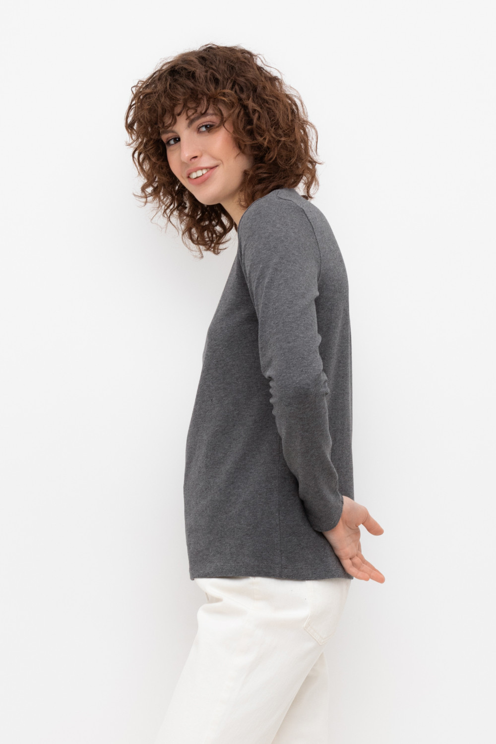 Джемперы женские для мам, артикул: ЕВТ 3261, цвет: темно-серый, фото 3