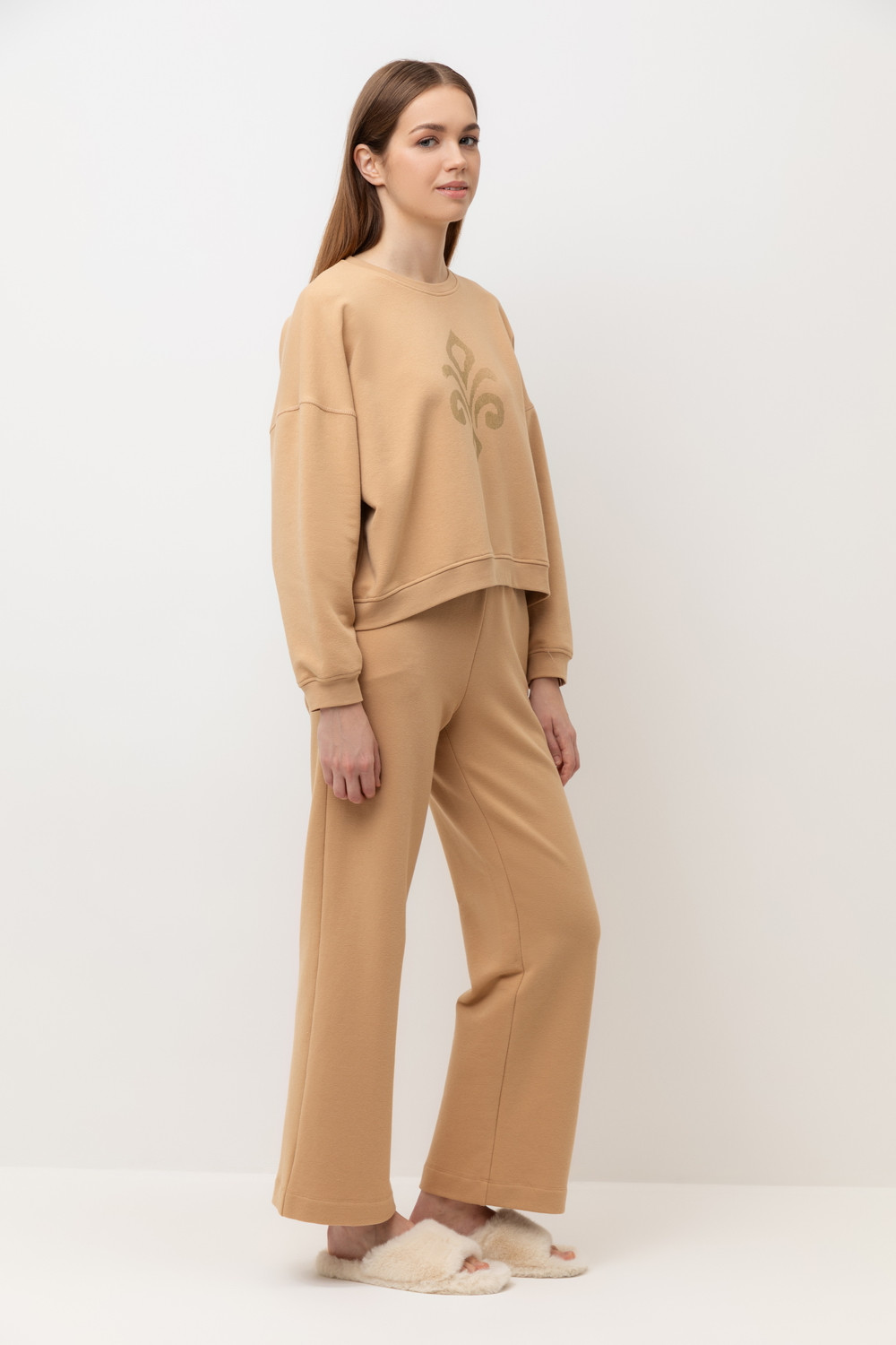 Комплекты для дома для мам, артикул: Е 20203, цвет: бежевый, фото 3