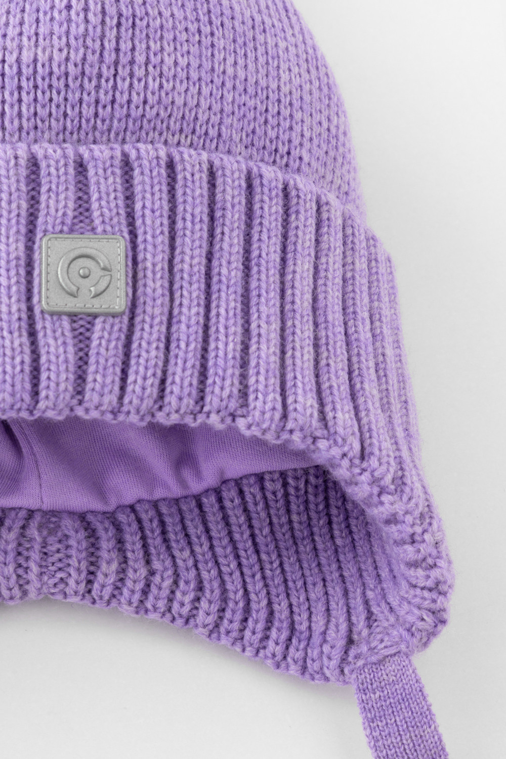 Шапка для девочки, артикул: КВ 20401/ш, цвет: фиолетовый, фото 3
