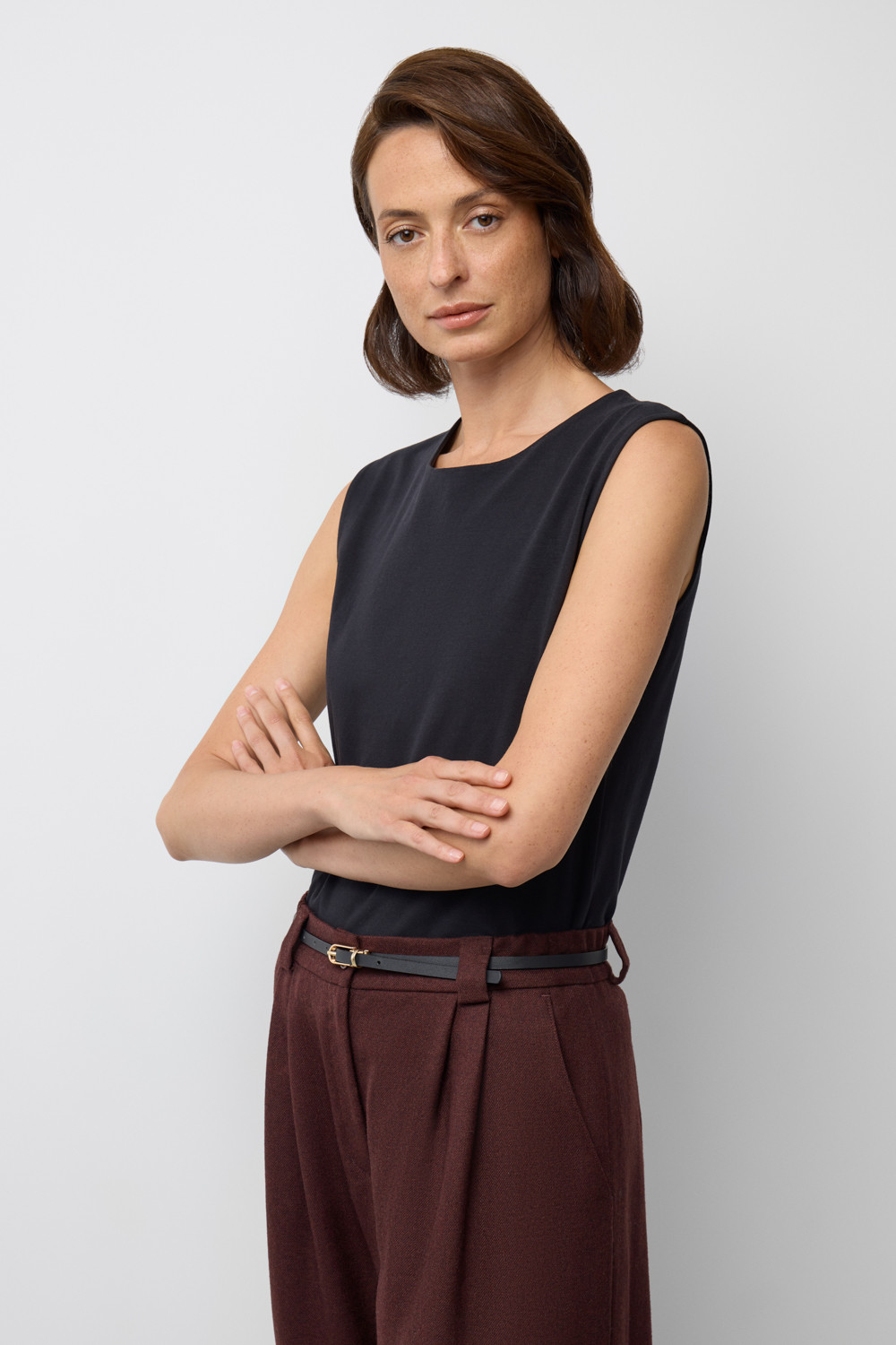 Майки женские для мам, артикул: ЕВТ 3329, цвет: черный, фото 3