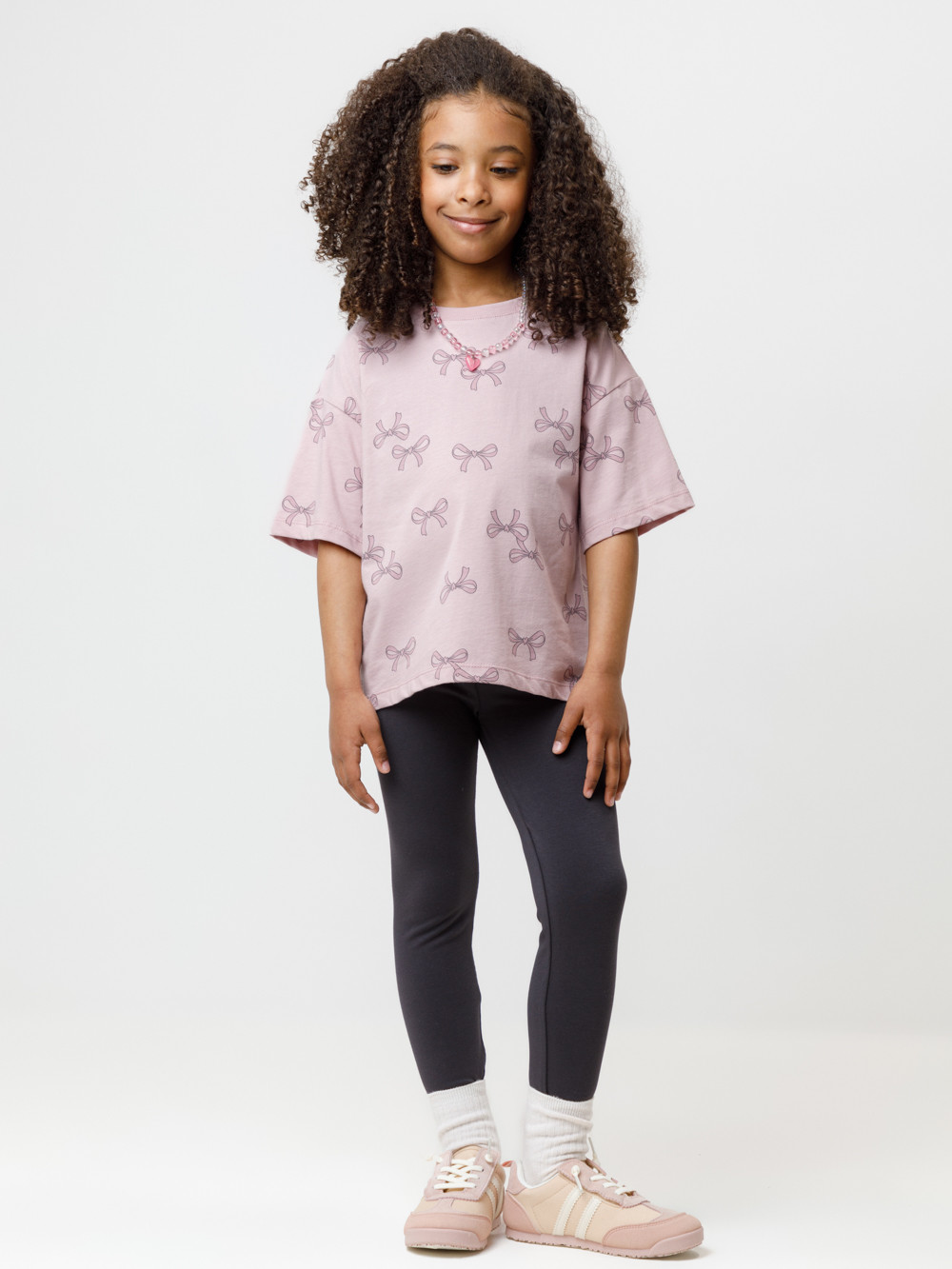 Лосины для девочки, артикул: МП 4074-2уп, цвет: серый, фото 3